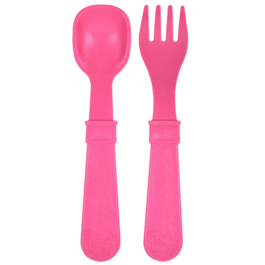 Replay Fork and Spoon - Bright Pink
