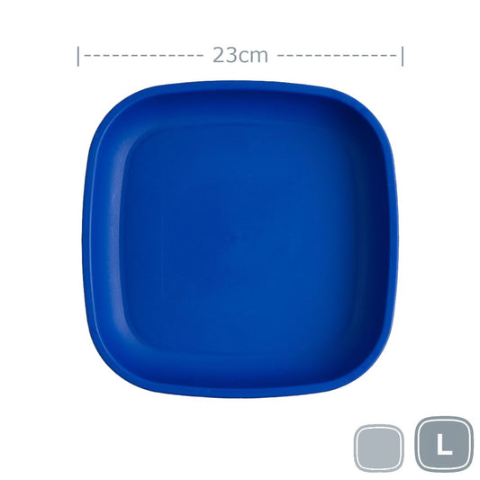 Replay Large Flat Plate - Navy Blue