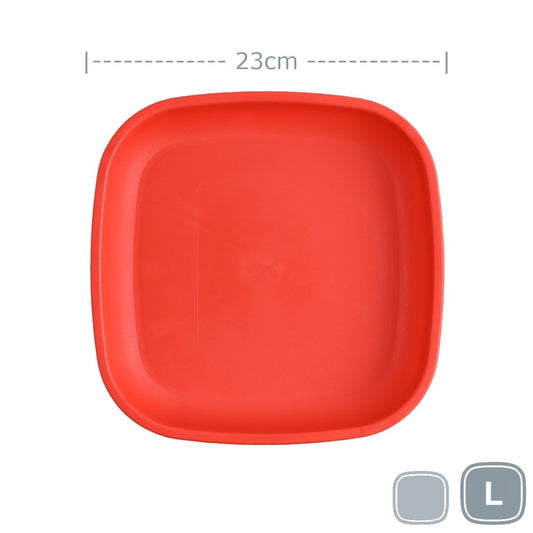 Replay Large Flat Plate - Red