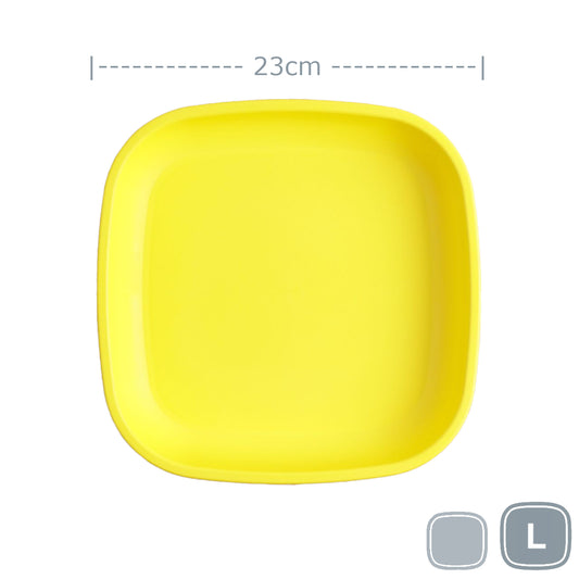 Replay Large Flat Plate Yellow