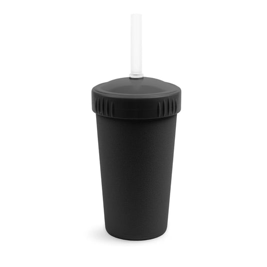 Replay Straw Cup with Reusable Straw - Black