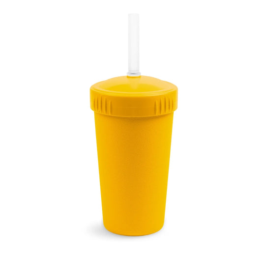 Replay Straw Cup with Reusable Straw - Sunny Yellow