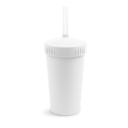 Replay Straw Cup with Reusable Straw - White