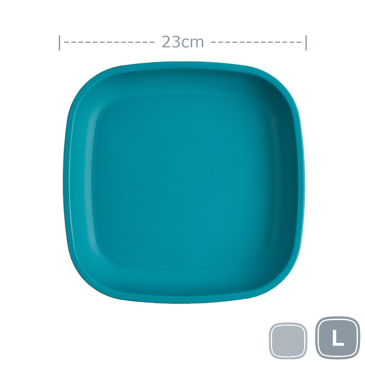 Replay Large Flat Plate - Teal