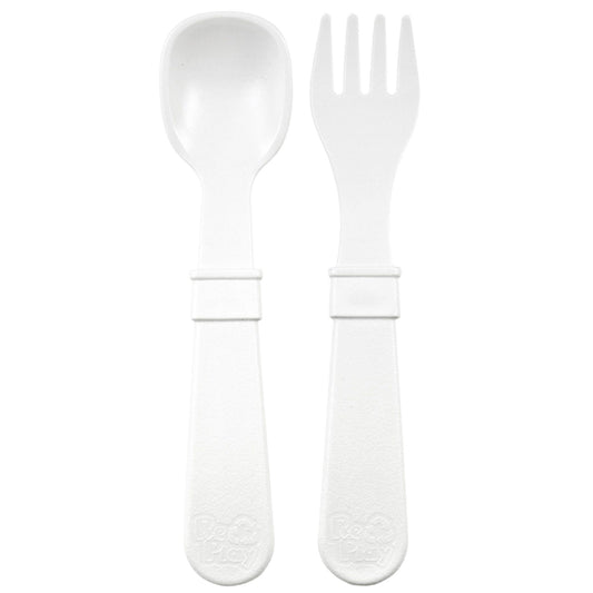 Replay Fork and Spoon - White