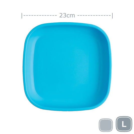 Replay Large Flat Plate - Sky Blue
